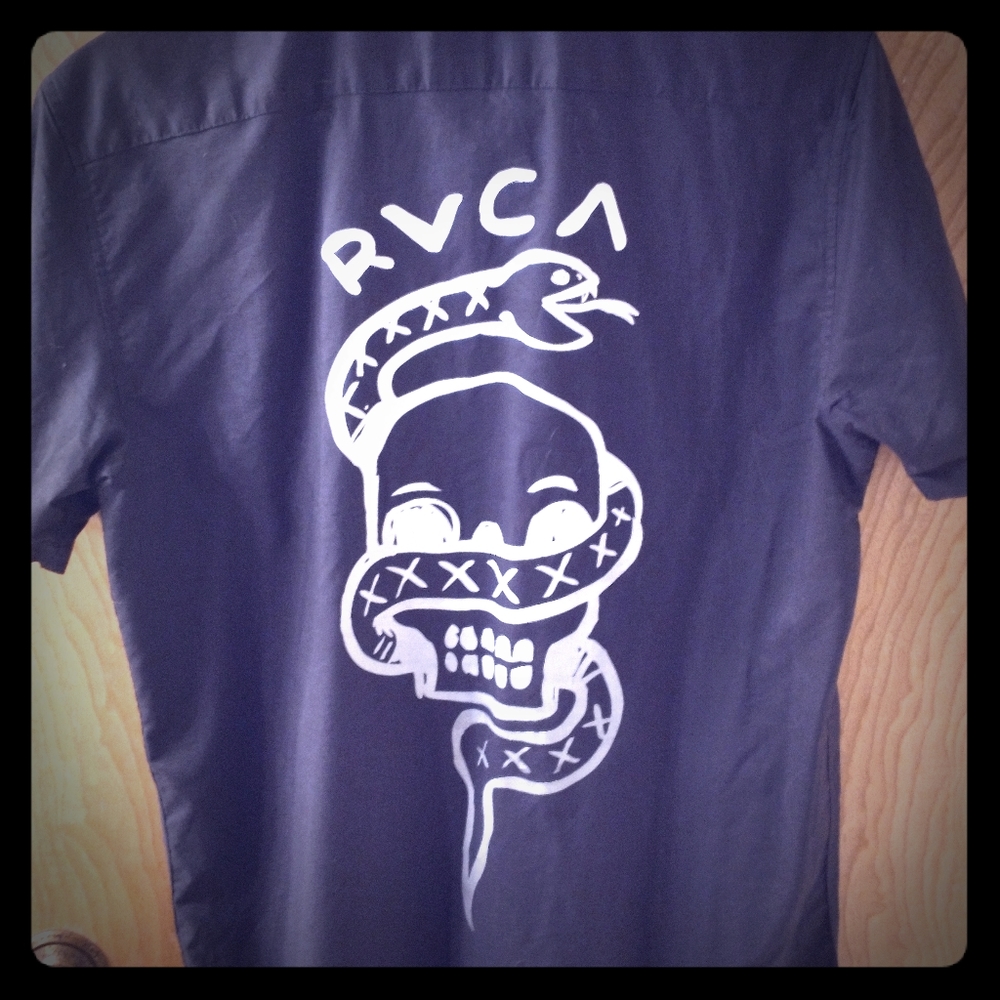 RVCA button up men's shirt